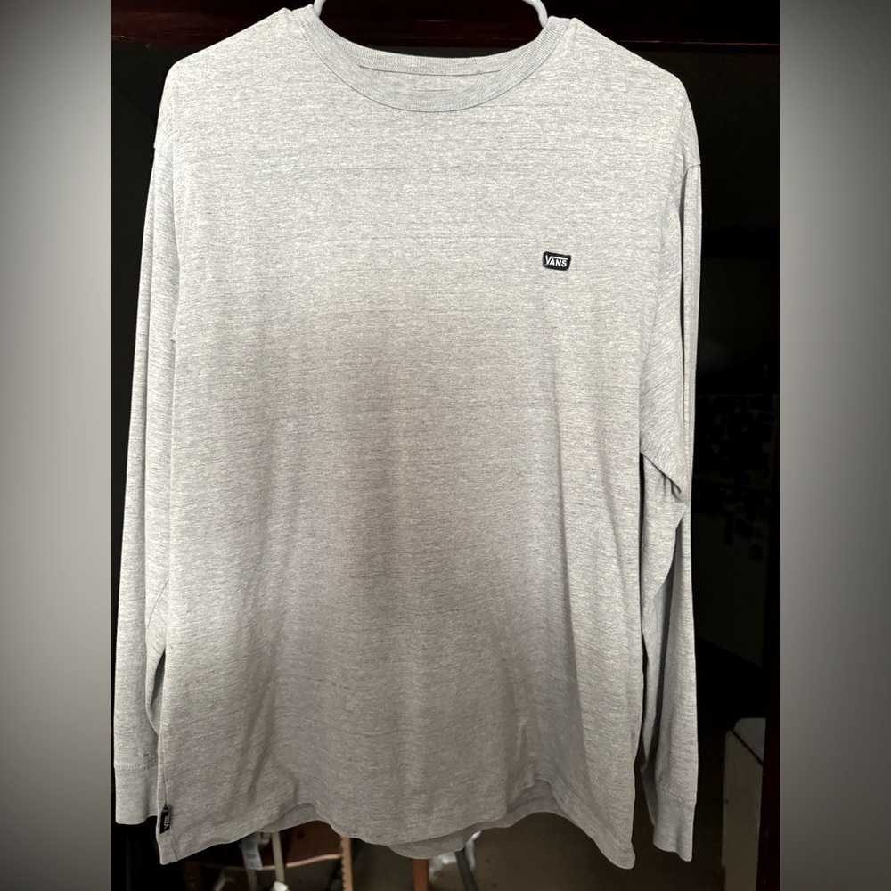 Vans Grey Long Sleeve T-Shirt